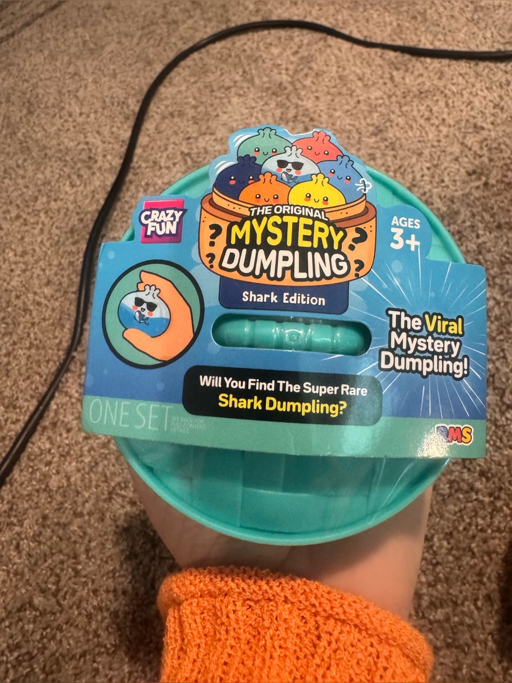 One authentic RMS mystery shark edition dumpling squishy toy, new